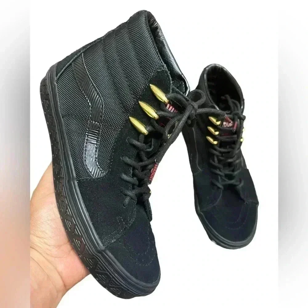 Vans Marvel Black Panther skateboard shoes high top Black Women's 6.5 Men’s‎ 5